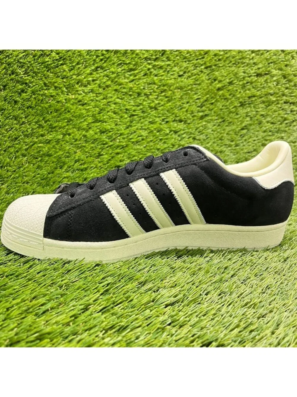 Adidas Originals Superstar Mens Size 10 Black Athletic Running Shoes Sneakers